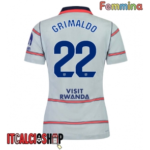 Atletico Madrid Alejandro Grimaldo #22 Terza Maglia Femmina 2026-27 Manica Corta